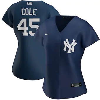 womens nike gerrit cole navy new york yankees alternate